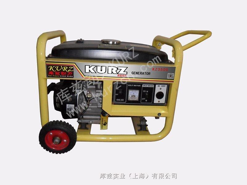 庫茲便捷式2.5kw小型汽油發(fā)電機價格型號